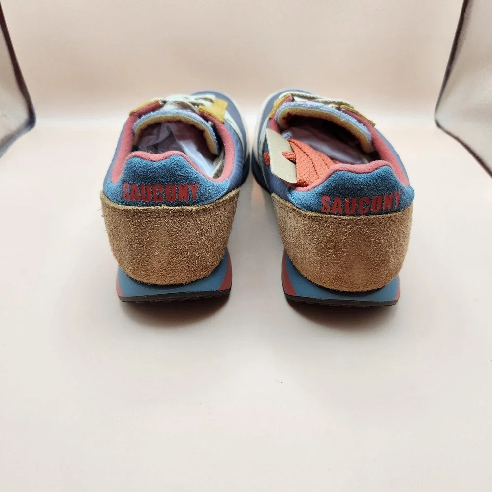 Saucony Trainer 80 Shoes Mens Size 10.5 Blue Tan Originals Sneakers S70985-1